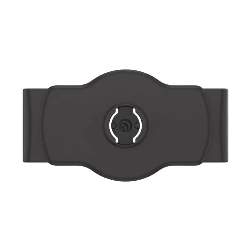 PopSockets Phone Grip Slide for Phones and Cases, Sliding Phone Grip with Expanding Kickstand - Black Knurled Texture