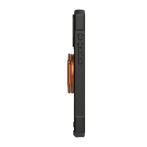 URBAN ARMOR GEAR UAG Magnetic Ring Stand Monarch Mag2 w/Built-in Bottle Opener - Ultra-Strong Double Magnet MagSafe Compatible Metal Phone Ring Grip 360 Rotation Kickstand, Burnt Orange