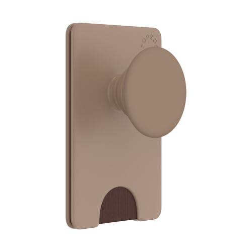 PopSockets Adhesive Phone Wallet with Grip- Latte - color: Latte Adhesive, style: Adhesive