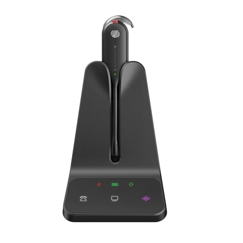 Yealink DECT Wireless Headset,Single Ear (Mono) Convertible Office Headset