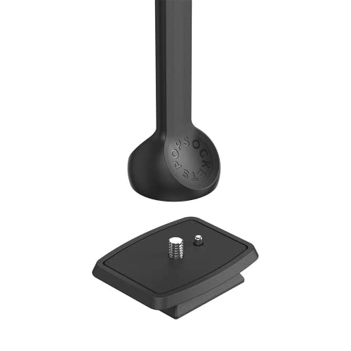 PopSockets Phone Mount & Stand, Phone Tripod Mount, Universal Device Mount - Black
