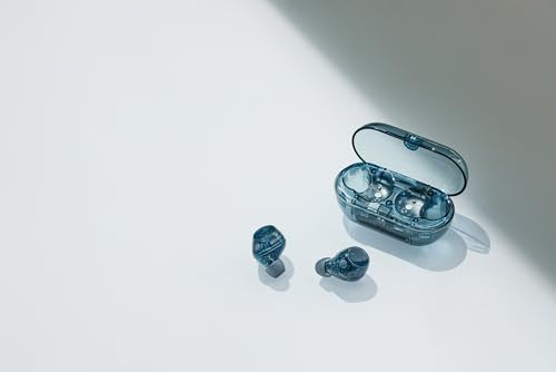 Sony WF-C710N Truly Wireless Noise Cancelling Earbud Headphones, Glass Blue - color: Glass Blue