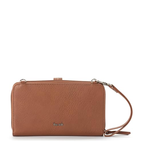 The Sak Iris Smartphone Crossbody Purse - Small Women's Cellphone Bag & Wallet For Everyday- Convertible Wristlet With Zipper | Fits Most Smartphones, Card Slots & Zip Pocket, Detachable Wristlet & Crossbody Straps, Hands-Free for Travel & Errands - color
