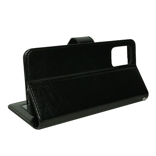Zase Design for Nokia G310 5G (2023) Wallet Phone Case Professional Pouch Slim Fit Flip Folio PU Leather Magnetic Lock Closure w/Kickstand ID Card Slot Wrist Strap (Luxury Black) - color: Luxury Black