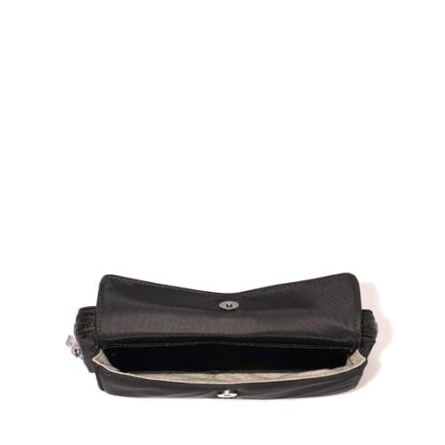 Baggallini Rfid Phone Wallet Crossbody - color: Black Twill