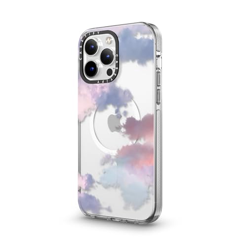 CASETiFY for iPhone 13 Pro Max Case - Impact Clear Compatible with MagSafe | Not Yellowing | 6.6 ft. 3x Military Grade Drop Protection | Clouds | Clear - color: Clouds, size: Iphone 13 Pro Max (6.7")