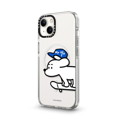 CASETiFY for iPhone 13 Case - Impact Clear Compatible with MagSafe | Not Yellowing | 6.6 ft. 3x Military Grade Drop Protection | Skater JOHN (Standard) | Clear - color: Skater JOHN (Standard), size: Iphone 13 (6.1")