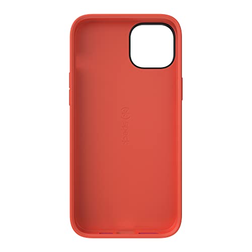 Speck iPhone 15 Plus & 14 Plus Case - Slim Phone Case with Drop Protection, Scratch Resistant with Soft Touch for 6.7 inch iPhone - Dual Layer Case, Digital Pink/Energy Red CandyShell Pro - color: Digital Pink/Energy Red