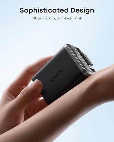 Anker Nano Retractable USB C Charger Block, Compact 35W Phone Charger - color: Black
