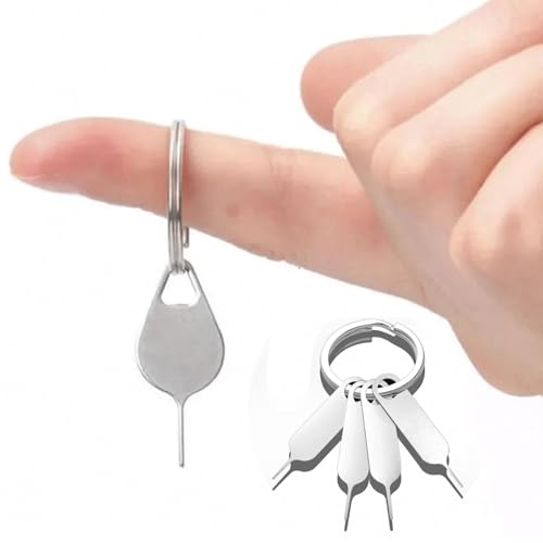 12PCS SIM Card Removal Openning Tools, Needle Opener Ejector, SIM Card Tray Eject Pins Compatible with All iPhone Apple iPad Samsung Galaxy HTC Smartphone Tablets.