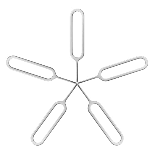 Sim Card Tray Pin Eject Removal Tool Needle Opener 5 Pack for Smartphones,Mifi, Wireless Hotspot,4G&5G Sim Card Routers.