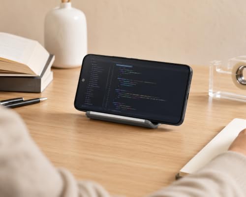 Silicone Phone Holder, 7.9In Flexible Bendable Phone Stand, Gray - color: Heat-Dissipating (Gray)