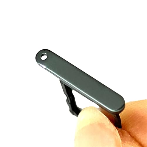 Single SIM Card Tray Slot Holder Replacement + Card Ejector pin for Google Pixel 9 Pro XL (Black) - color: Black
