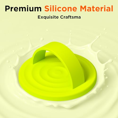 Magnetic Phone Grip Ring, Compatible with MagSafe, Upgraded Liquid Silicone for Secure Comfort, Rotating Finger Loop Ring Grip Holder for iPhone 17/16/15/14/13/12 Pro Max Plus, Neon Yellow - color: Neon Yellow