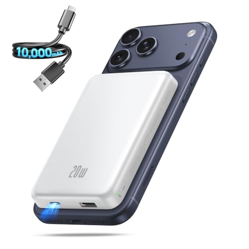 Portable Charger for Magsafe Power Bank, 10000mAh Magnetic Phone Charger