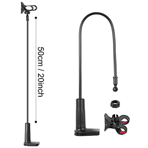 ITART Cell Mobile Phone Holder Universal Gooseneck Flexible Lazy Clip Holders Clamp (Made of Higher Quality Plastic (Classic Black) - color: Classic Black