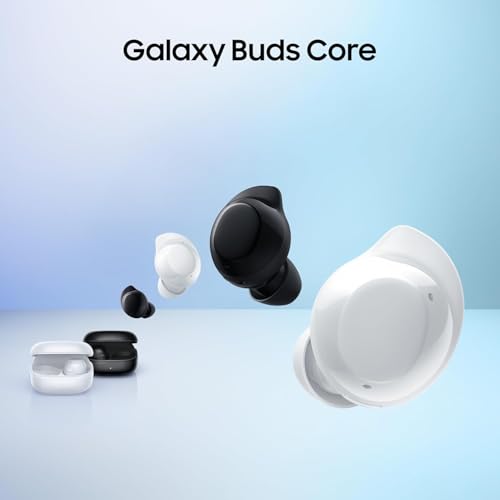 Samsung Galaxy Buds Core SM-R410 (2025) | Latin American Stock | Bluetooth 5.4 | Active Noise Cancelation | up to 35h Continuous Music Playblack - (Black) - color: Black