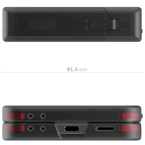 Ghostek Covert Clear Galaxy Flip 7 Case with Built-in Kickstand, MagSafe and Full Hinge Protection Designed for 2025 Samsung Galaxy Z Flip7 (6.9") (Smoke) - color: Smoke, size: Galaxy Z Flip 7