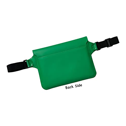 Waterproof Waist Pouch Dry Belt Bag Fanny Pack Keep Your Key Fob Wallet Kindle Phone Dry Perfect For Swim Surf Snorkel(Green) - color: Green
