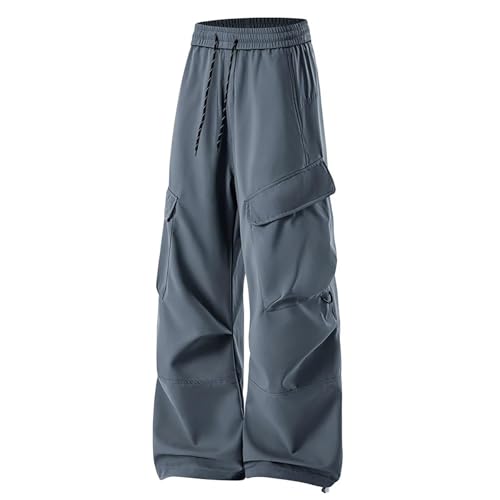 Men Cargo Pants Ripstop Heavy Duty Tactical Water Resistant Deep Pockets Job Site Utility BDU Tactical Pants for Men - color: A Gray, size: XX-Large