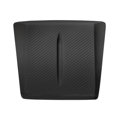 BestEvMod Center Console Wireless Charger Mat Compatible with Refreshed Model 3 Highland 2026 2025 2024 Accessories Phone Charge Area Silicone Mat Non Slip Silicone Pad (Black) - color: Black, size: 24+ M3
