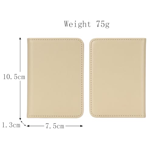 Lipvina For MagSafe Wallet with Kickstand - Magnetic Card Holder RFID Blocking Compatible with iPhone 17/16/15/14/13/12 Series Pro/Max/Plus (Beige) - color: Beige