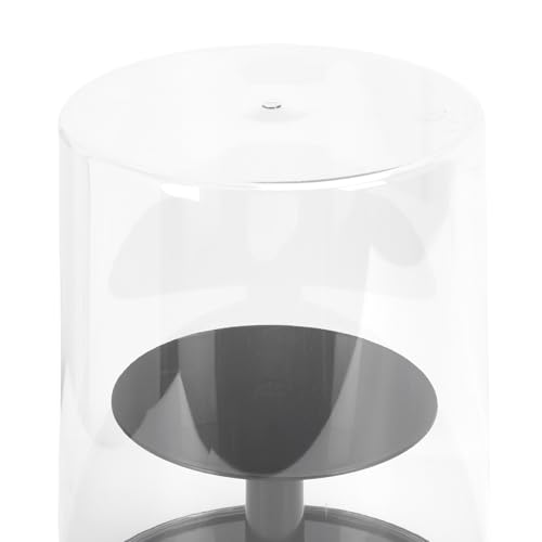 3 in 1 Fast Charging Station 15W Desk Stand with Digital Clock for Watch Vertical Phone Pad Horizontal Watch Earbuds Charging ABS Body Input - color: Black