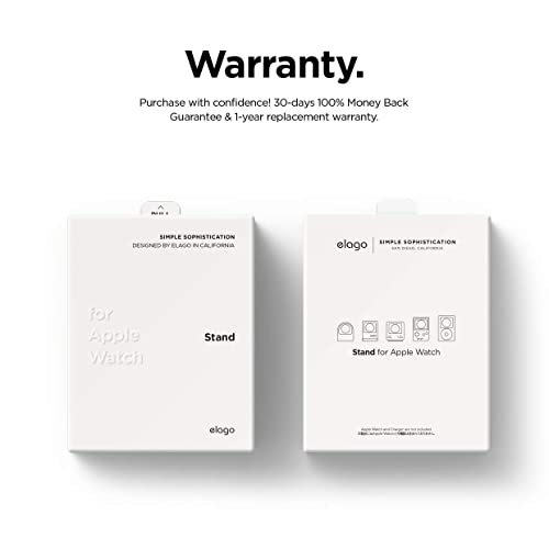 elago W2 Charger Stand for All Apple Watch Series - color: Lavender Grey
