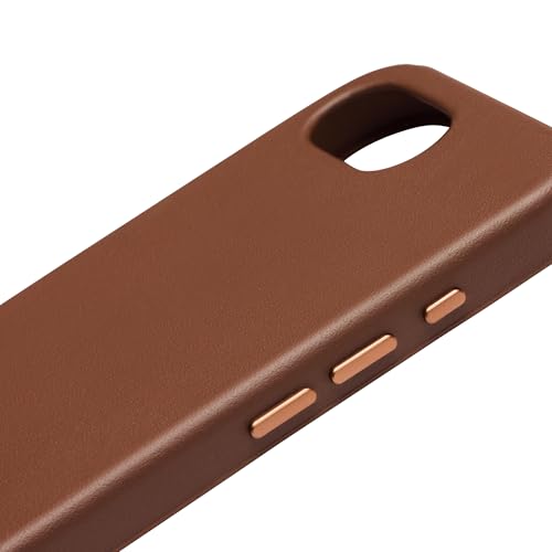 Bellroy Phone Case for iPhone 16e (Leather Phone case) - Sienna - color: Sienna
