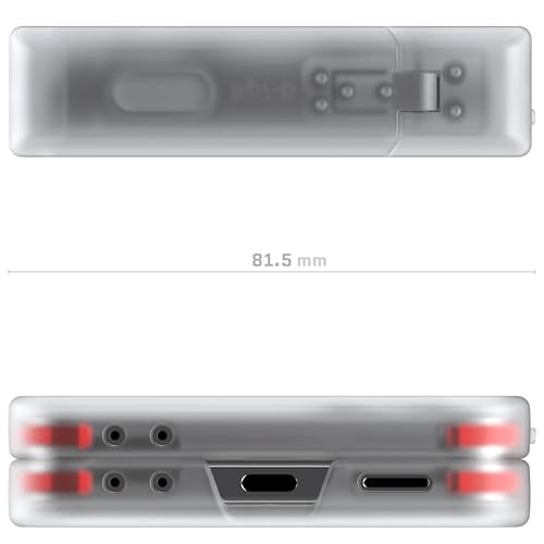 Ghostek Covert Clear Galaxy Z Flip 7 Case with Built-in Kickstand, MagSafe and Full Hinge Protection Designed for 2025 Samsung Galaxy Flip7 (6.9") (Clear) - color: Clear, size: Galaxy Z Flip 7