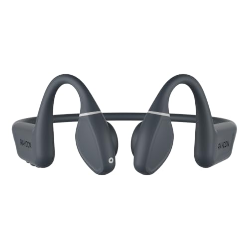 Raycon Bone Conduction Headphones - Open Ear Running Headphones & Bluetooth Earbuds, Sweat & Water-Resistant with Mic (Gray) - color: Gray