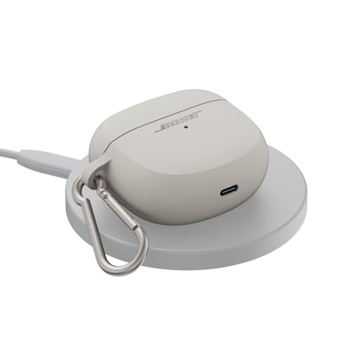 Bose Ultra Open Earbuds Wireless Charging Case Cover, White