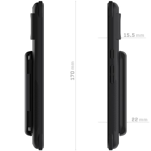 Ghostek Exec Pixel 8 Pro Wallet Case, Detachable Magnetic Credit Card Holder, Kickstand, Compatible with Wireless Charging (6.7 Inch, Black) - color: Black, size: Pixel 8 Pro