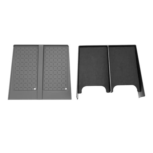 RAV 4 2026 XSE Tray 2-in-1 2026 Rav4 Wireless Charging Tray Compatible with 6th Gen 2026 Toyota RAV4 Compartment Charging Insert Divider 2026 RAV4 Wireless Charging Mat Silicone RAV 4 2026 Accessories - size: 2) RAV4 2026 Charging Insert Divider (2-in-1)