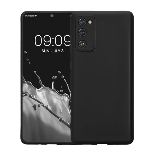 kwmobile Case Compatible with Samsung Galaxy S20 FE Case - Protective Slim TPU Phone Cover - Soft Matte Finish - Black - color: black, size: Galaxy S20 FE