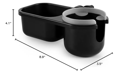 Accmor Stroller Cup Holder, Drinks Holder Bike Walker Wheelchair - color: Tray-Grey