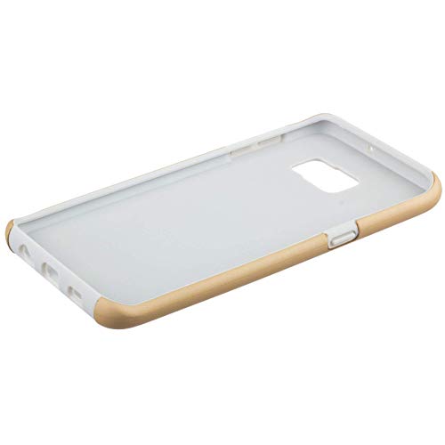 Smooth Armor Hard Plastic Case for Samsung Galaxy S6 Edge+ Plus SM-G928A. Rugged Dual Layer Protective Cover (Does NOT Fit Samsung Galaxy S6 and S6 Edge). Black/Golden Color - color: Gold
