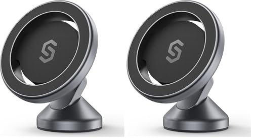 SYNCWIRE MagSafe Car Mount, Adjustable Magnetic Phone Holder, Space Gray - color: Space Gray