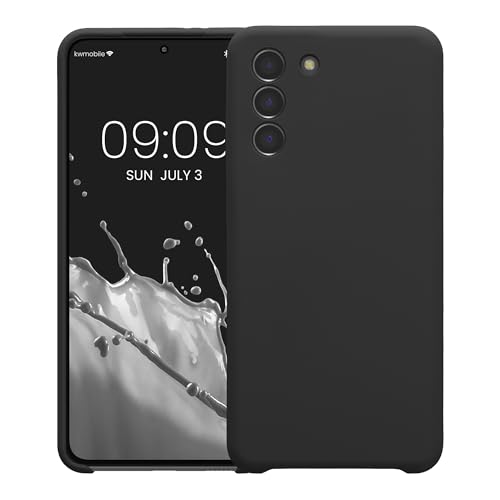kwmobile Case Compatible with Samsung Galaxy S21 Case - Slim TPU Silicone Phone Cover - Soft Touch Finish - Dark Grey - color: dark grey, size: Galaxy S21