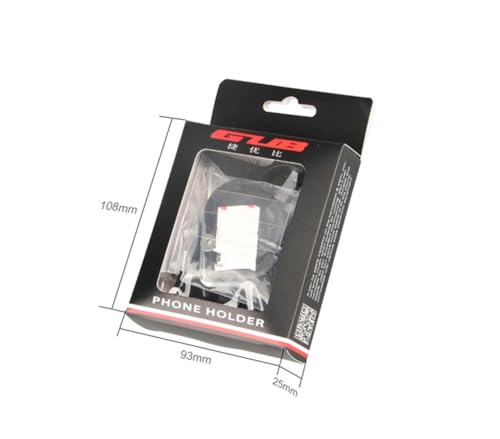 GUB PRO1 Universal Alloy Bike Cell Phone Holder Aluminum Bicycle Handlebar Phone Support for 3.5-6.2inch Bike Bracket Mount