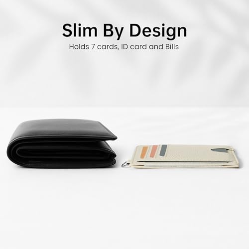 Mayski Slim Wallet, Credit Card Holder for Women, Minimalist Front Pocket RFID Blocking Card Cases, Small Wallet Women Men(Litchi Beige) - color: Litchi Beige