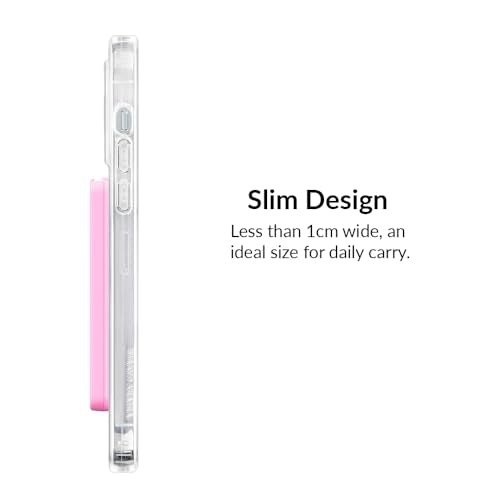 VELVET CAVIAR compatible with MagSafe Wallet - Magnetic Card Holder Wallet for iPhone 12/13/14/15 (Pink) - color: Pink