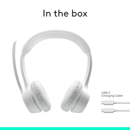 Logitech Zone 300 Wireless Bluetooth Headset - Off-White - color: Off-White