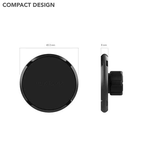 ROKFORM - Adjustable Magnetic Windshield Phone Holder, Compatible with MagSafe Phone Cases and Cases, Strong Suction Cup, 210° Tilt, 360° Rotation