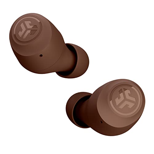 JLab Go Air Pop+ Tones True Wireless Earbuds, in Ear Bluetooth Headphones with Microphone, 35H Playtime, USB-C Charging Case, Dual Connect, EQ3 Sound, 4625 W - color: B-4625 W, style: Nude