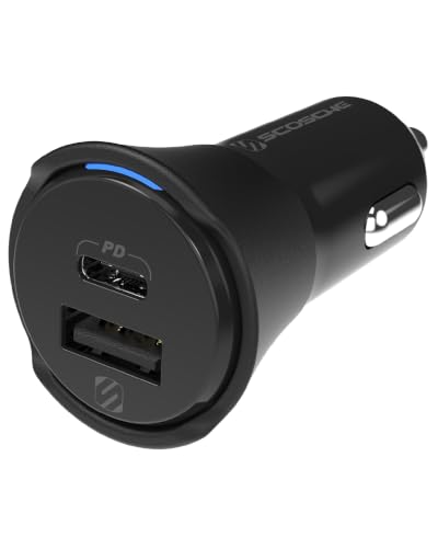 Scosche PowerVolt Power Delivery 32W Dual Port USB-C Car Charger Adapter - size: Dual Port, style: 32W