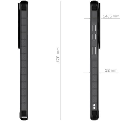 Ghostek Covert S25 Ultra MagSafe Case Clear with Magnetic Ring, Slim Thin Military Grade Shockproof Phone Cover Compatible with 2025 Samsung Galaxy S25Ultra (6.9") (Smoke Matte) - color: Smoke Matte, size: Galaxy S25 Ultra