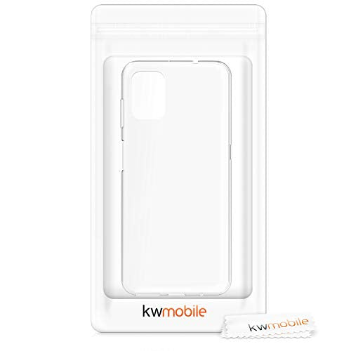 kwmobile Case Compatible with Motorola Moto G9 Plus - Clear Case Soft Slim Flexible Protective TPU Phone Cover - Transparent - size: Moto G9 Plus