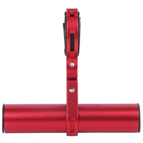 Cuifati Handlebar Bracket Extension Bike Handlebar Extender 14lbs/6kg Load Bearing Bracket for Motorcycle - color: red