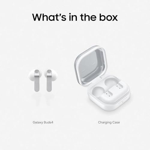 Samsung Galaxy Buds 4 (2026) AI True Wireless Bluetooth Earbuds, White - color: White, style: Buds4